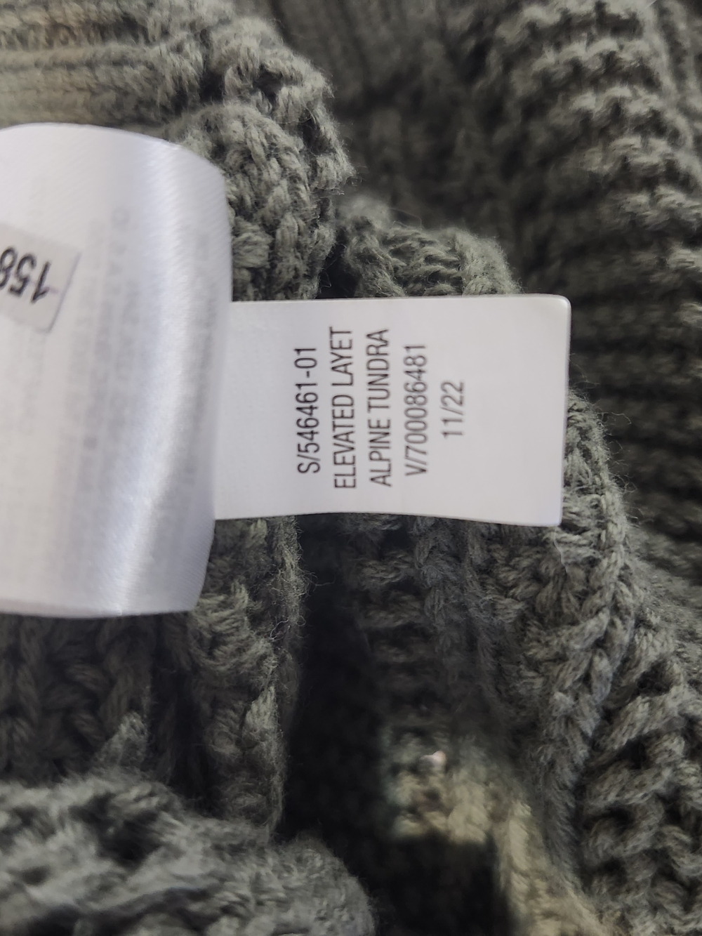 Old Navy Cropped Chevron Open-Knit Sweater In Alpine Tundra - Size Large - Picture 7 of 10